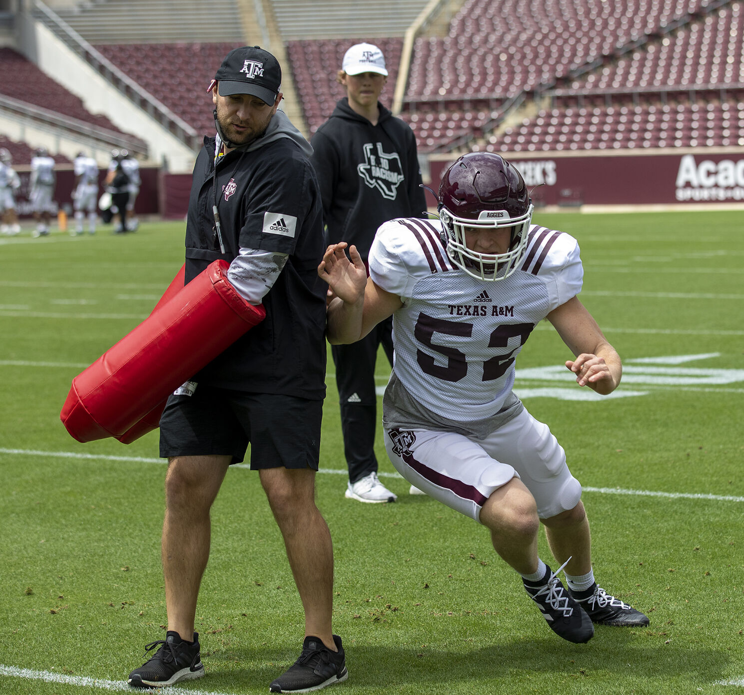 Spring football practice